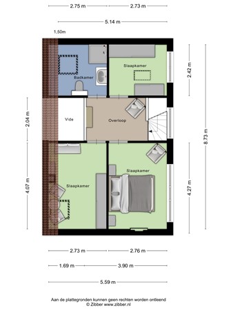 Floorplan - Jo Calsstraat 82, 6049 HW Herten